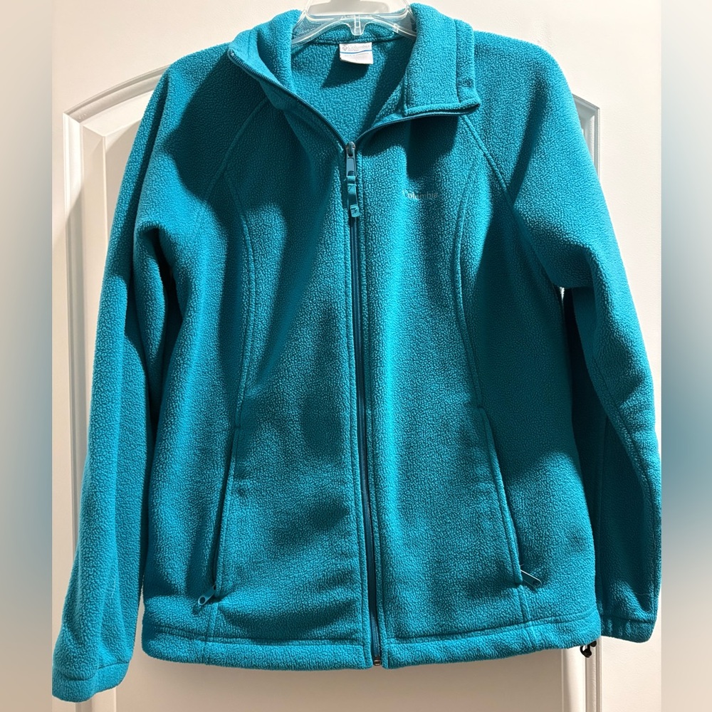 Columbia Turquoise Fleece Jacket